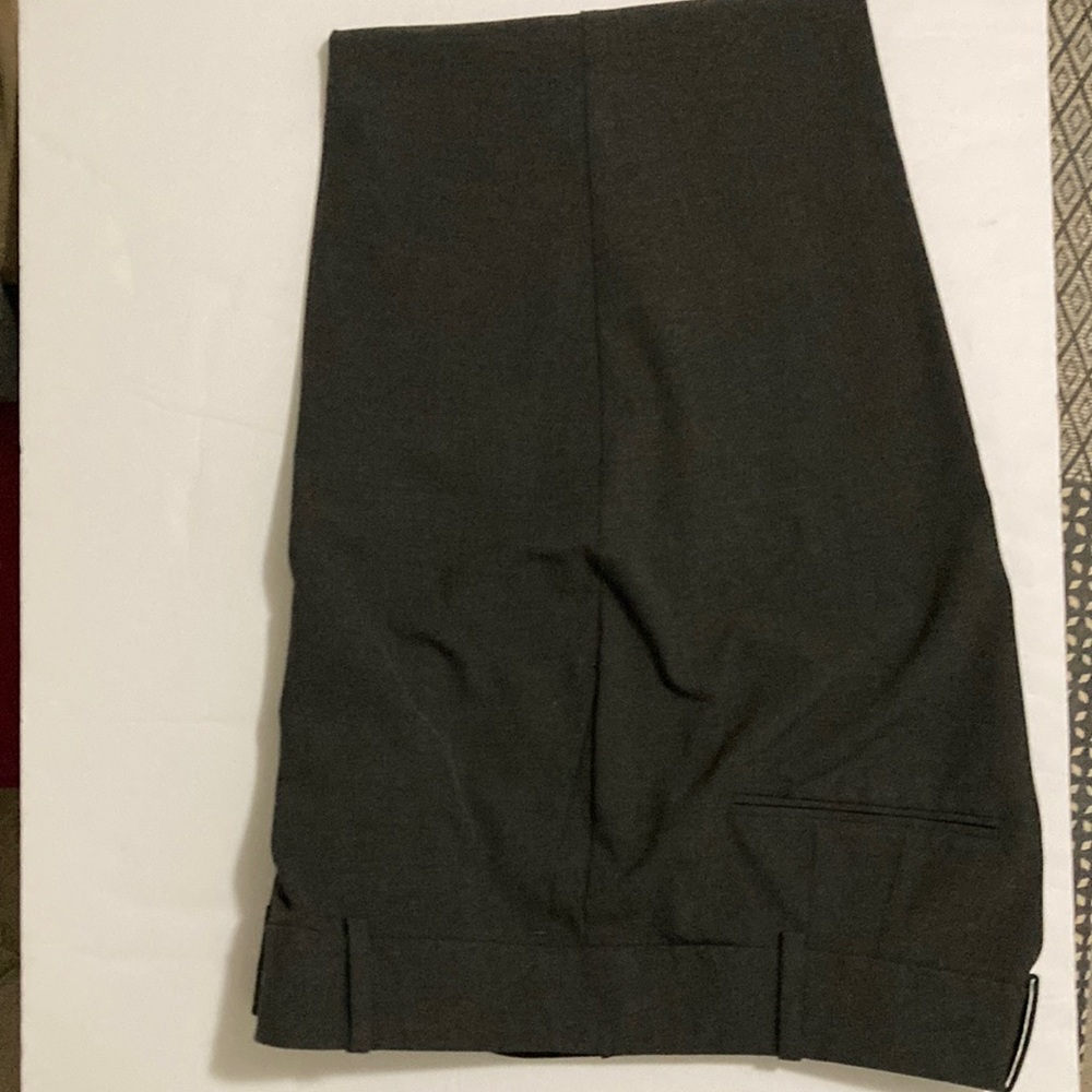 Ann Taylor dark gray formal trousers. Size 10. 48% rayon 48%polyester 4%spandex